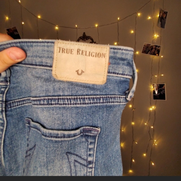 TRUE RELIGION Collette embellished jeans sz 26 - Picture 2 of 4